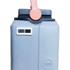 Termo porta vacunas KST de 1.7 litros con termómetro solar incorporado para monitoreo de temperatura en la cadena de frío.