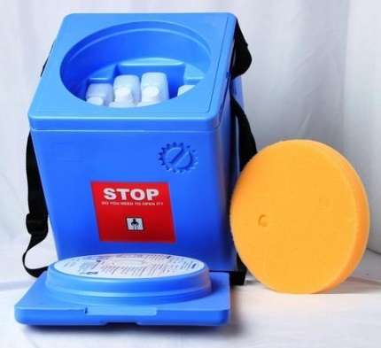 Termo porta vacunas 2.7 litros Nilkamal con PQS OMS