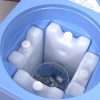 Paquetes fríos 0.6 L Nilkamal para termos porta vacunas l Refrigerantes importados con tapa rosca y PQS OMS