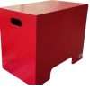 Cajón antropométrico GS color rojo en diagonal