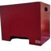 Cajón antropométrico portátil GS de madera color rojo