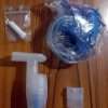 Accesorios incluidos con el nebulizador portátil Eolo Cami: mascarillas, manguera, pipeta, horquilla nasal y filtro