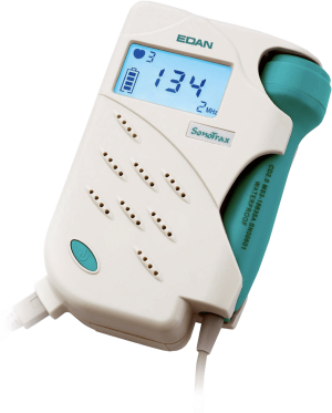 Doppler Fetal Edan SonoTrax Basic A – Equipo Portátil de Monitoreo Fetal Doppler Fetal Edan SonoTrax Basic A portátil con pantalla LCD y sonda de 2 MHz para monitoreo de latidos fetales