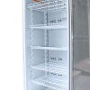 Cinco bandejas internas tipo rejilla ajustables en la refrigeradora farmacéutica BIOBASE BPR-5V298 para organizar medicamentos y muestras