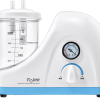Aspirador de secreciones Folee H003-C portátil para adultos con regulador de vacío, frasco recolector de 1000 ml y diseño compacto para uso clínico y domiciliario.